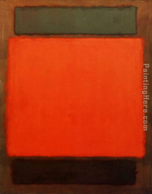 Mark Rothko Orange Brown
